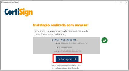 Como instalar o Certificado Digital A1 no Servidor compartilhando a  instalação? - CIGAM WIKI